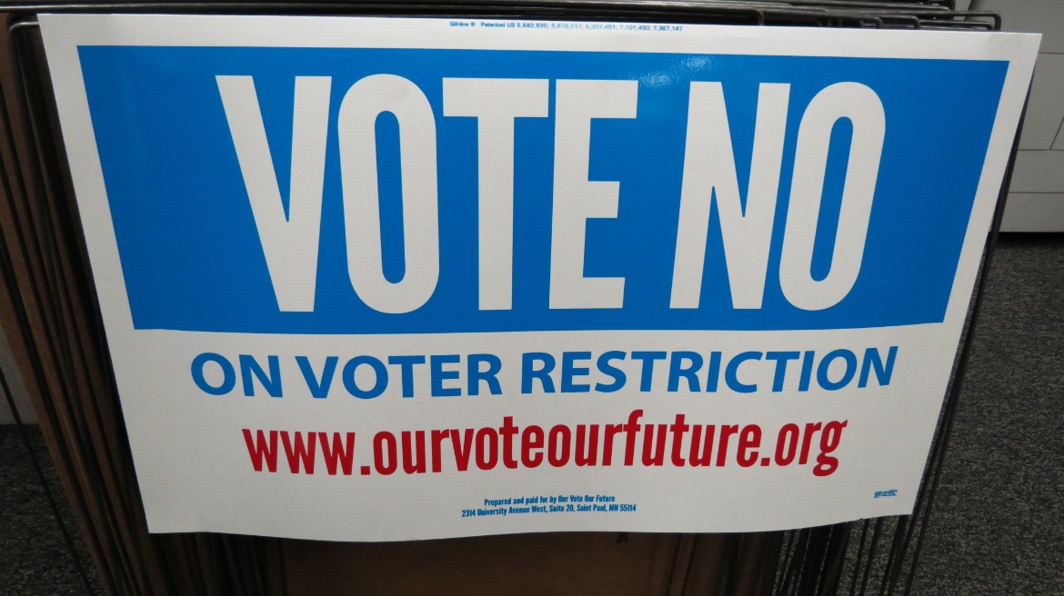 Vote No on Voter Restriction